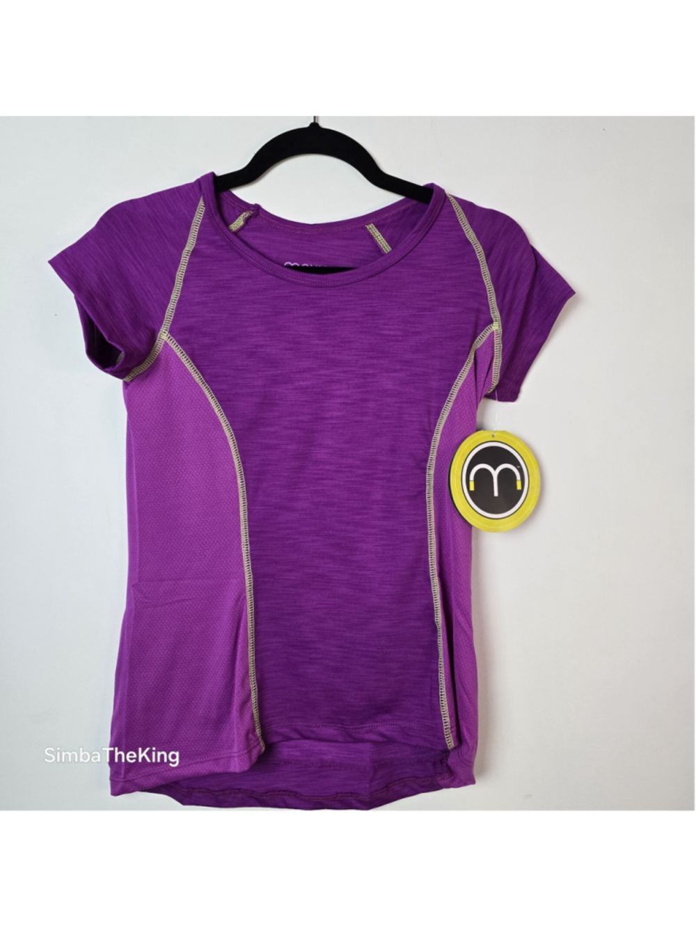 Moxie Cycling Women Colorblock Jersey Top Tee Active Top Purple Backpocket M NWT